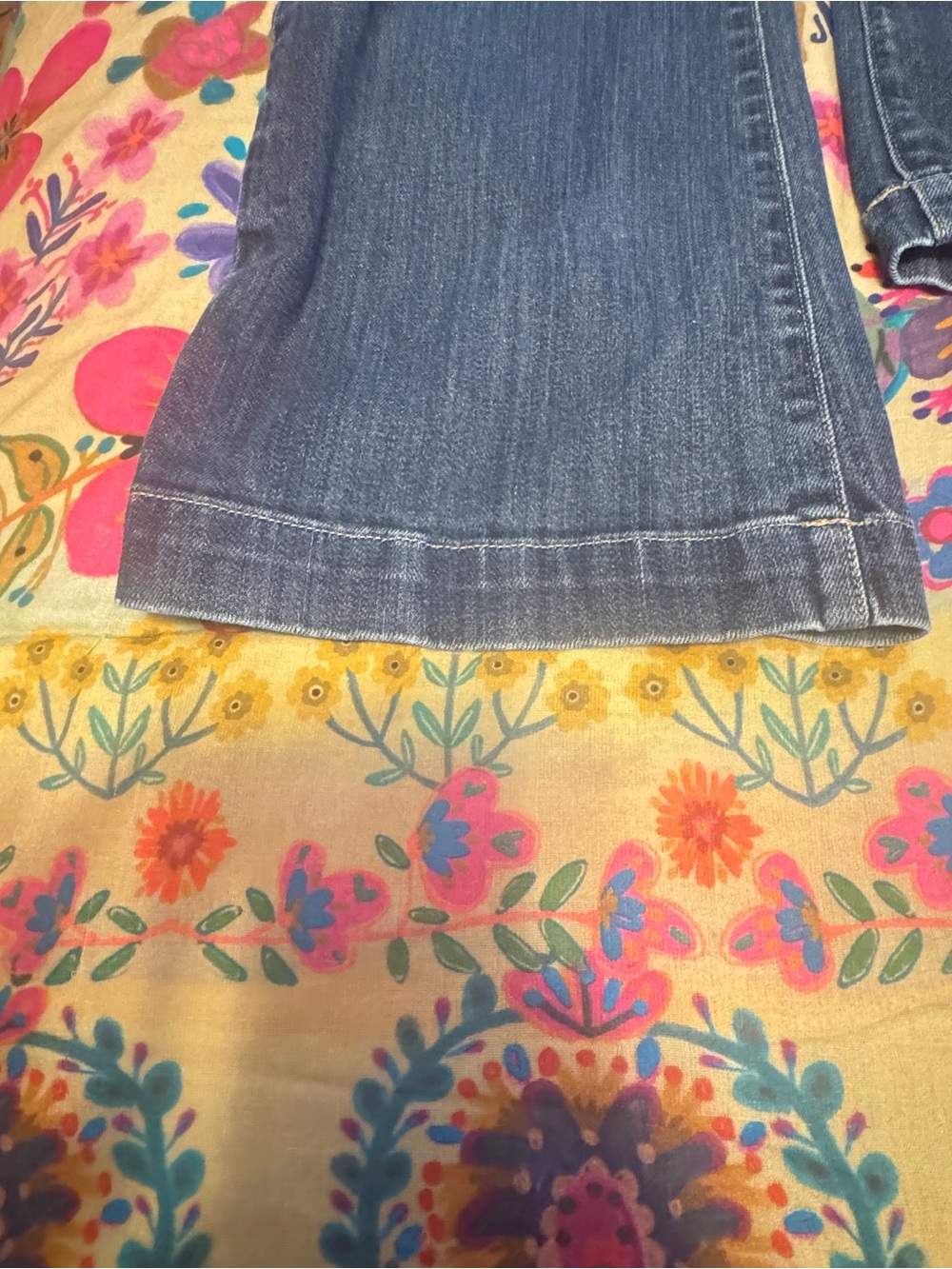 GAP Women's Medium Indigo Flare Wide-Leg Jeans - Picture 6 of 9